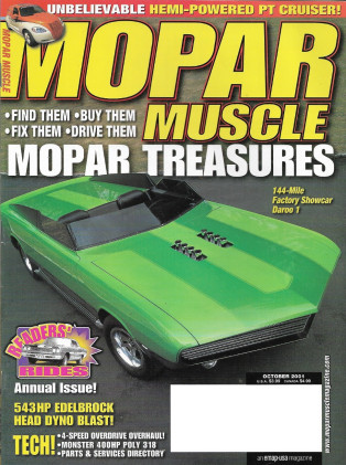 MOPAR MUSCLE 2001 OCT - DAROO I, HEMI PT CRUISER